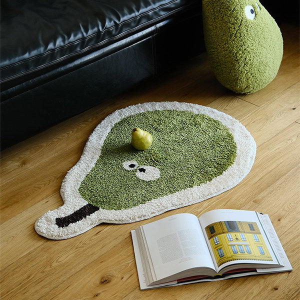 Embossed Moss Rug - Polyester - Waterproof and Non-slip Backing - ApolloBox
