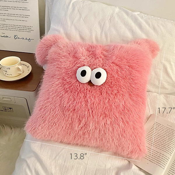 Big fuzzy outlet pillows