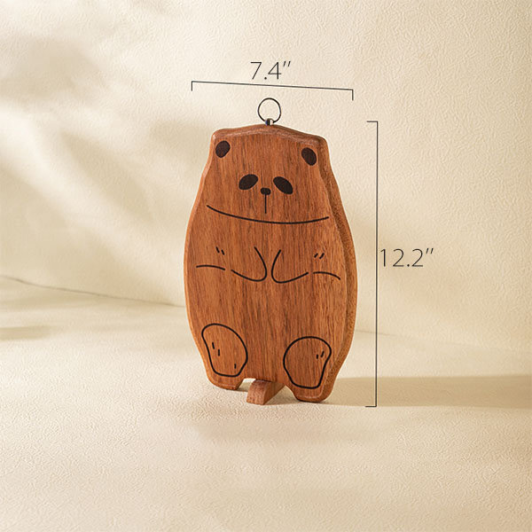 Bunny Cutting Board - Wood - Stainless Steel - 2 Sizes from Apollo Box