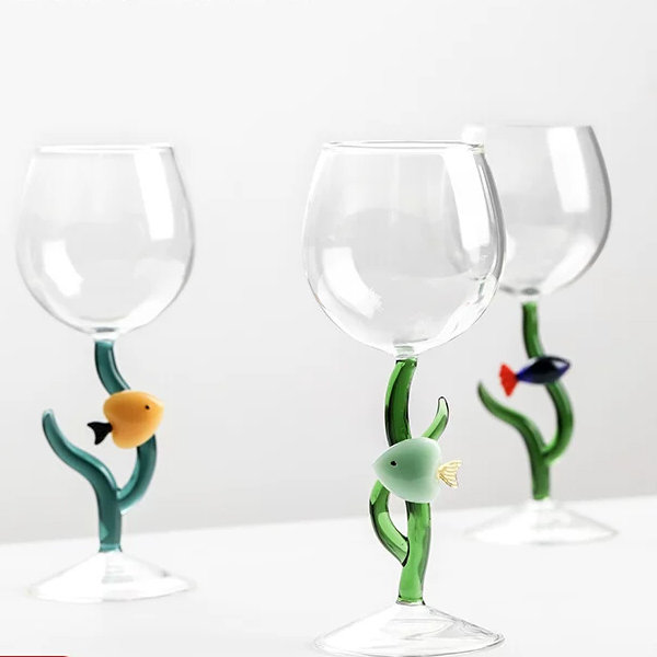 Wine Glasses- Glass - Short - Tall from Apollo Box