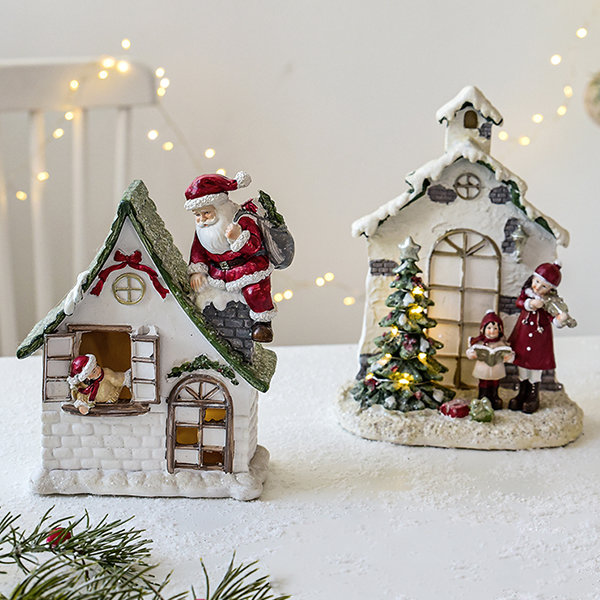 Wooden Santa Ornament - ApolloBox