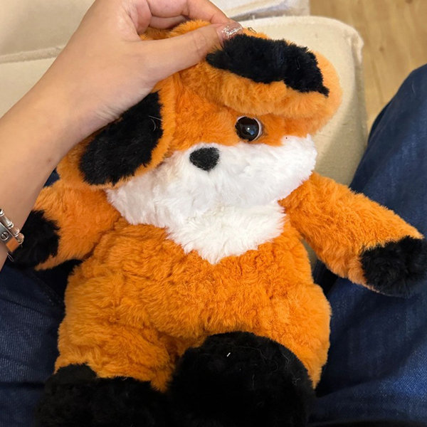 Stuffed Animal Plush Figure Toy Fox Super Realistic Lifelike Fox