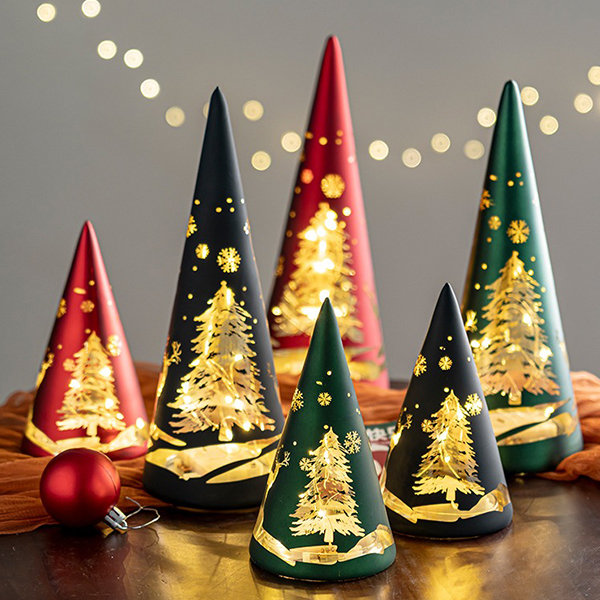 Black Gold Christmas Tree Decorations