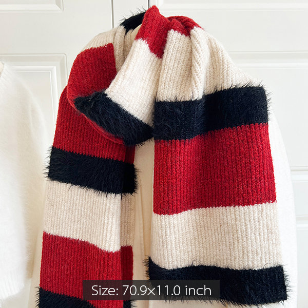 Handmade Hairtail-shaped Scarf - Plush - Warmth and Comfort