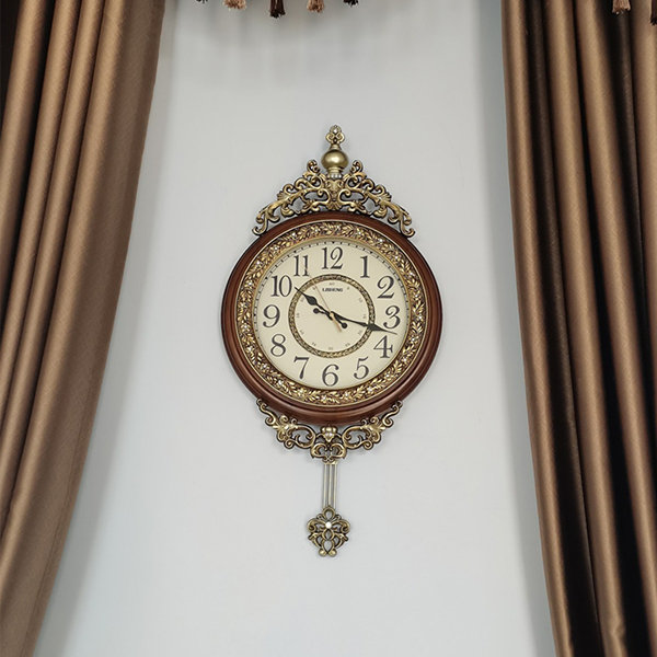 Elegant European-Style Pendulum Clock - Glass - Discover the Charm -  ApolloBox