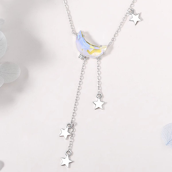 Moon And Star Necklace from Apollo Box