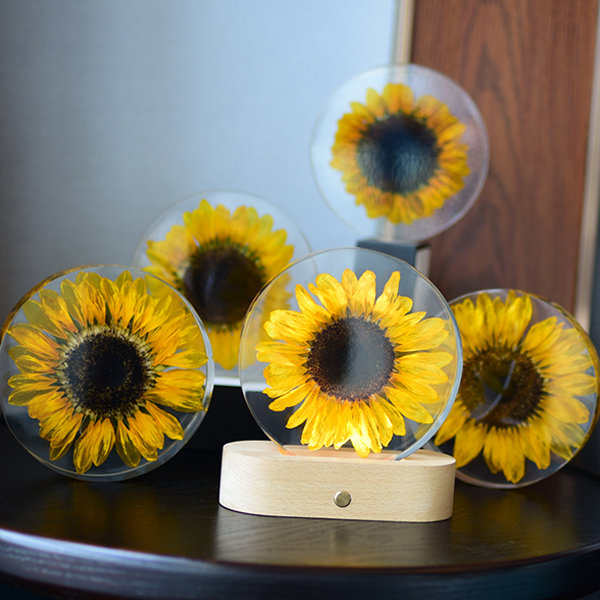 Ceramic Sunflower Artist Palette from Apollo Box