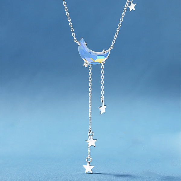 Moon And Star Necklace from Apollo Box