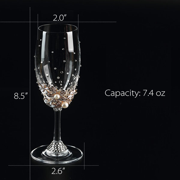 Electroplated Wine Glass - Champagne Flute - ApolloBox