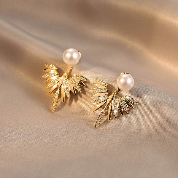 Pearl Drip Mini Earrings | Gold – Sterling King