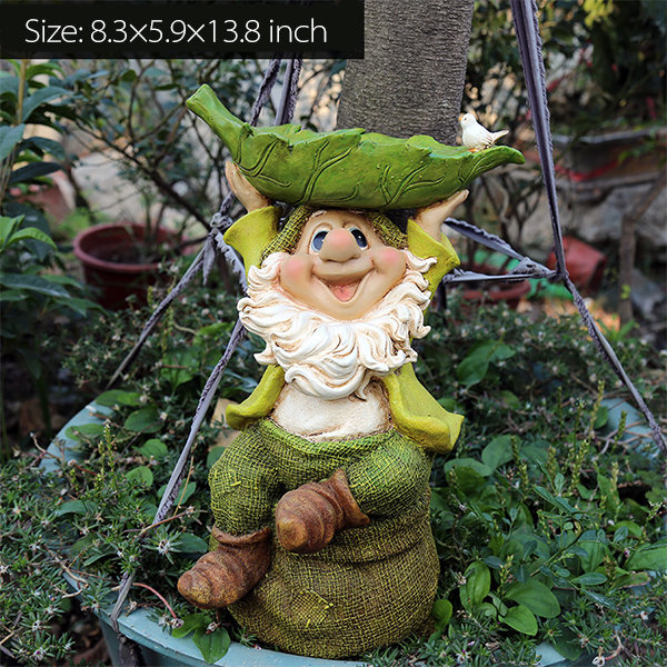 Smiling Happy Green Frog 4 Figurine Resin Statue Spring / Summer Deco –