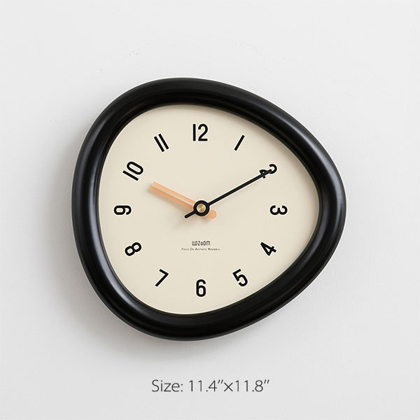 Buy Decorative Silver Color Wall Clock - Stories