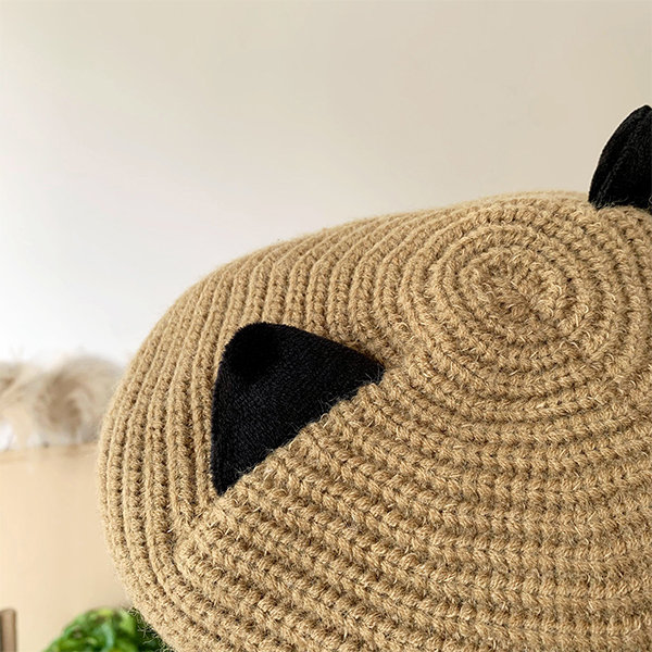 Cat Ears Knit Beret - Artistic and Versatile - Sweet and Adorable 