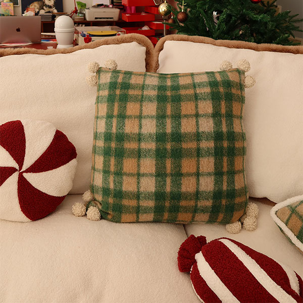 Christmas Shaped Throw Pillow - Polyester - Removable and Washable -  ApolloBox