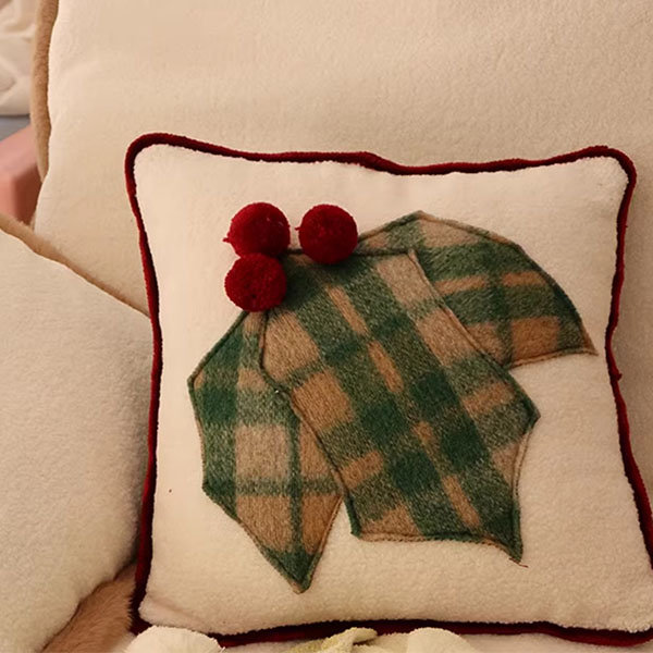 Christmas Shaped Throw Pillow - Polyester - Removable and Washable -  ApolloBox