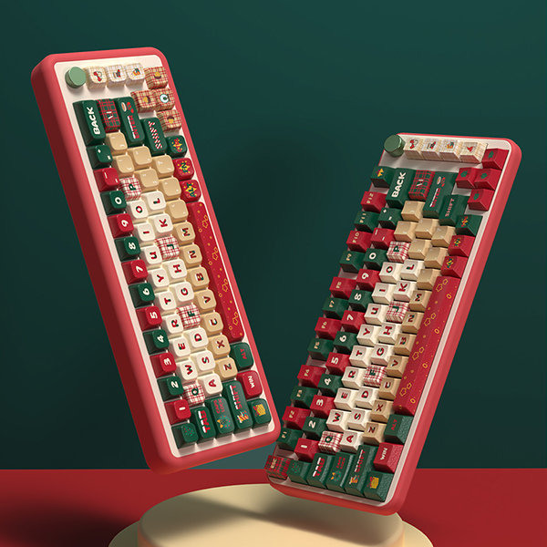 Christmas Eve Themed Keycaps - Festive Typing Experience - Holiday Spirit for Your Keyboard 