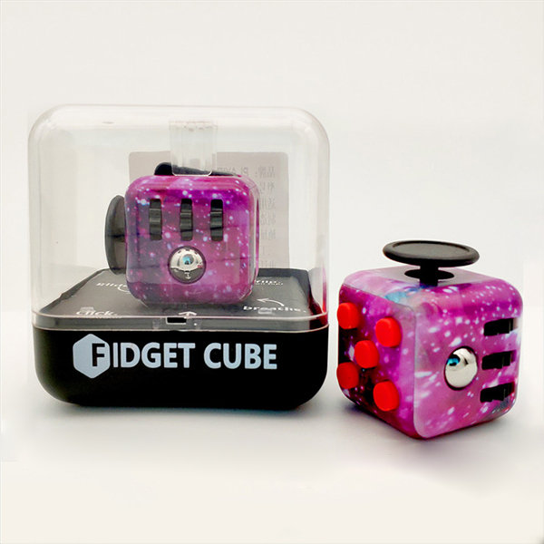 Galaxy Anti Stress Relax Fidget Cube Toy Relieves Stress Cube