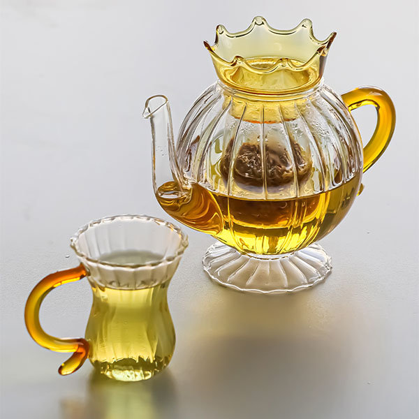 Fun Prints Glass Teapot And Cups from Apollo Box