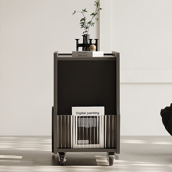 Modern Mobile Side Table - Industrial Chic - Versatile Living Accessory  from Apollo Box
