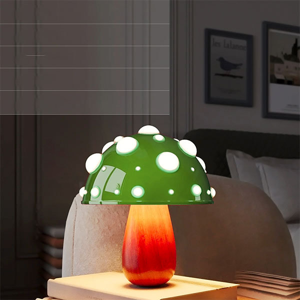 Mushroom Atmosphere Night Light - Touch Activated - Long Battery Life -  ApolloBox