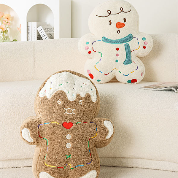 Gingerbread Man Pillow - PP Cotton - Bunny - Christmas Tree - ApolloBox