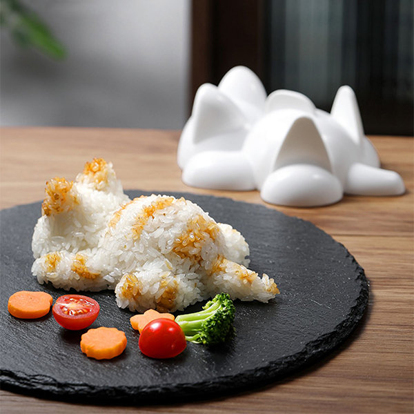 Cat Shaped Rice Mold Culinary Creativity Fun Food Presentation from Apollo Box