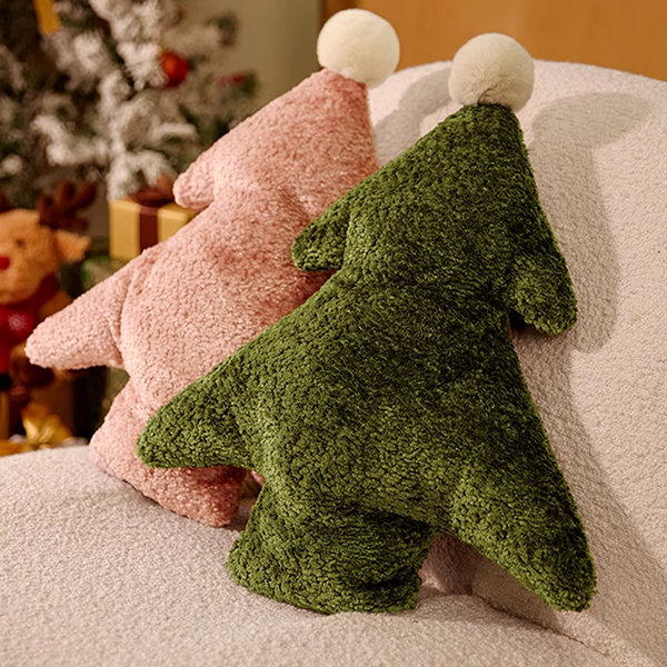 Christmas Shaped Throw Pillow - Polyester - Removable and Washable -  ApolloBox