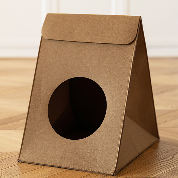 Felt Handbag-Style Cat House - Foldable - Portable - Easy To Clean