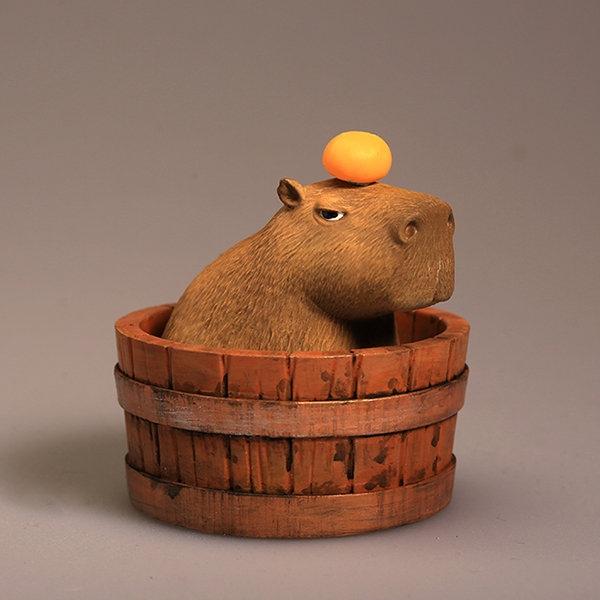 Capybara Figurine Decor - Unique Gift - Creative Design - ApolloBox