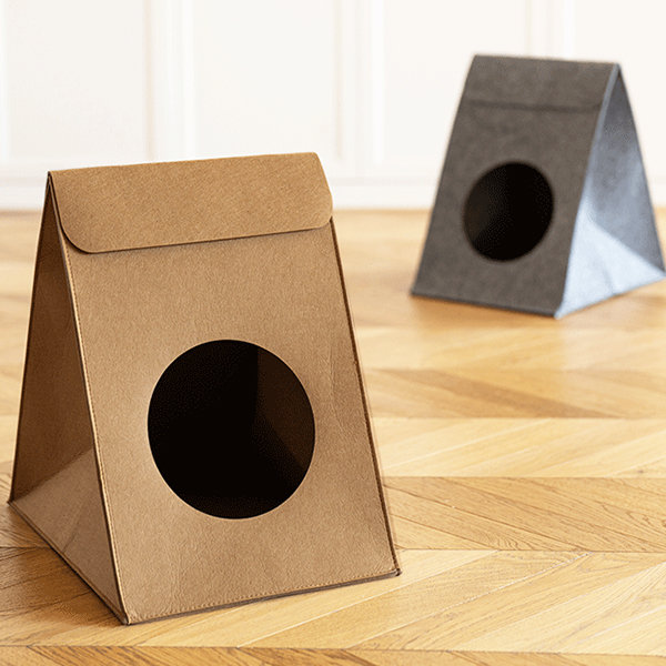 Felt Handbag-Style Cat House - Foldable - Portable - Easy To Clean