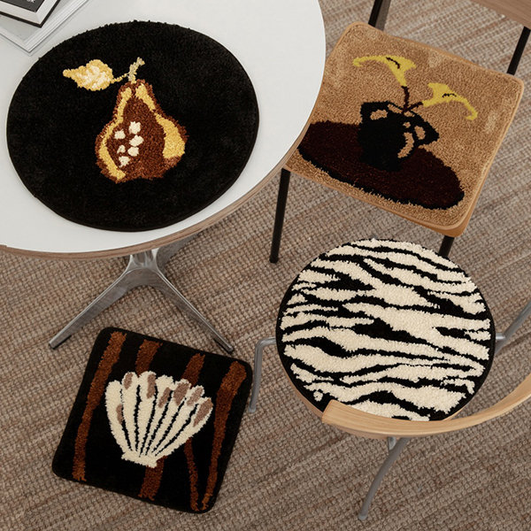 Nature-Themed Non-Slip Seat Cushions - Comfort Meets Style - Artistic Seating