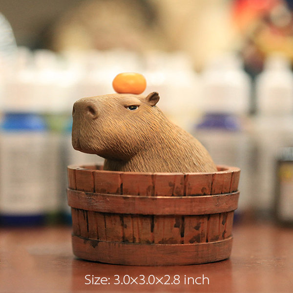 Capybara Figurine Decor - Unique Gift - Creative Design from Apollo Box