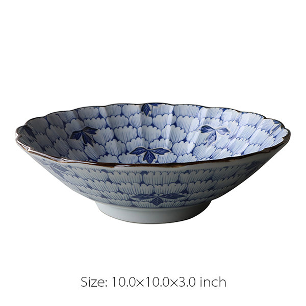 Foliage Blue Porcelain 'Fortune' Dish - Traditional Elegance - Versatile  Porcelain Craft from Apollo Box