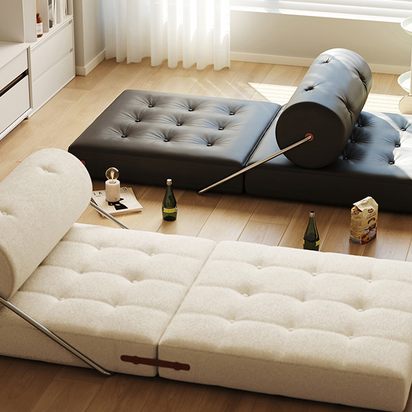 Tofu-Block Style Sofa - Modular Design - Contemporary Comfort