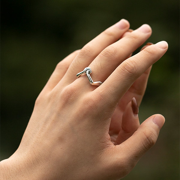 Diamond-Accent Two Heart Women's Promise Ring in Sterling Silver -  Walmart.com