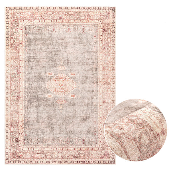 Handwoven Round Color Gradient Rug - Delicately Soft - Artistic Touch from  Apollo Box