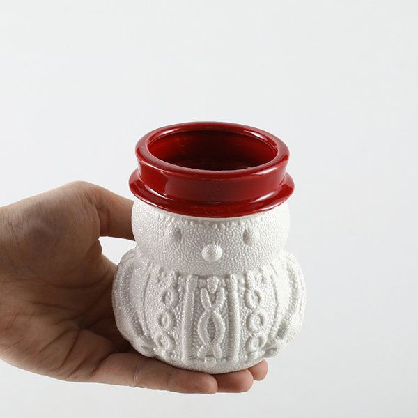 Kitchen Black & RED Embracing Hugging Ceramic Salt & Pepper Shakers Set  Decor
