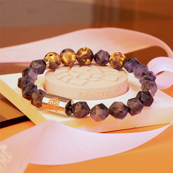 Black Agate Couple's Bead Bracelets - Love - Gemstone Bracelets