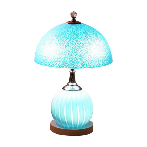 Vintage Romantic Mushroom Table Lamp - Yellow - White - Blue - Warm Glow -  Timeless Elegance - ApolloBox