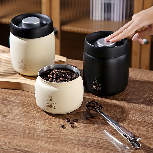 Electric Coffee Bean Grinder - Black - Gray - USB Charging - ApolloBox