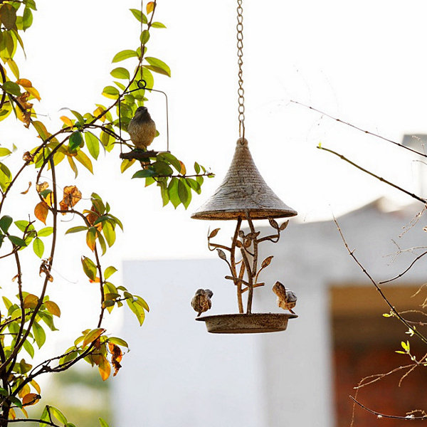Rustic Garden Bird Feeder - Nature-Inspired Design - Outdoor Charm
