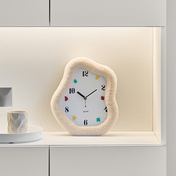 Creamy Biscuit Wall Clock - Sweet Timekeeper - Colorful Accents