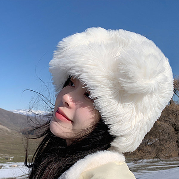 Fluffy Puppy Hat - Winter Warmth - Cute And Soft