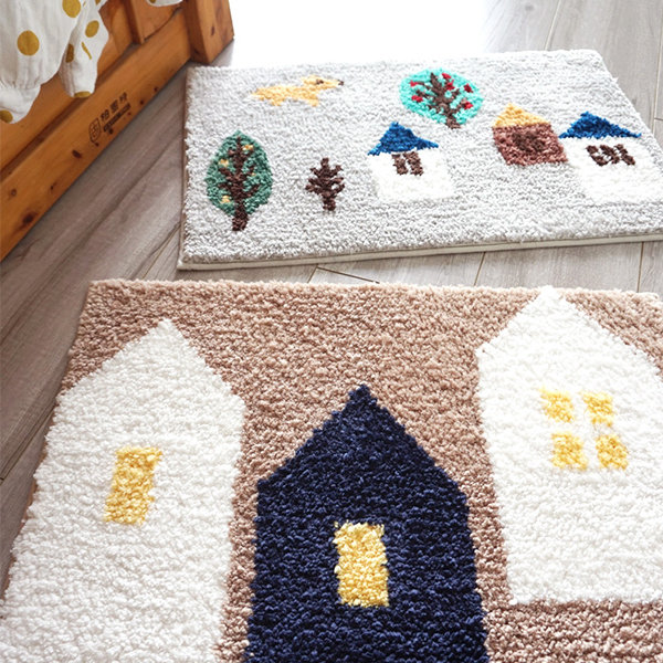 Plush Absorbent Floor Mat - Synthetic Fiber - 10 Styles Available from  Apollo Box