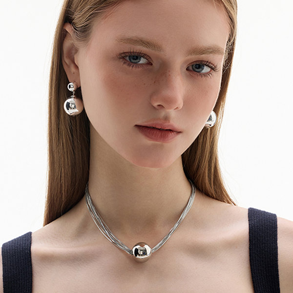 Spherical Multi-Strand Necklace - Understated Elegance - Holiday Gift