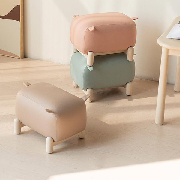 under Desk Multifunctional Soft Cartoon Pouf Sofa Footstool