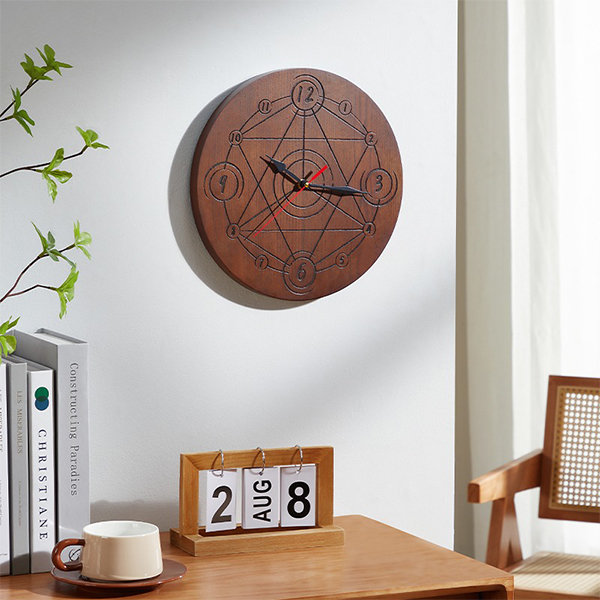 Vintage Solid Wood Wall Clock - Exquisitely Beautiful - Silent Movement