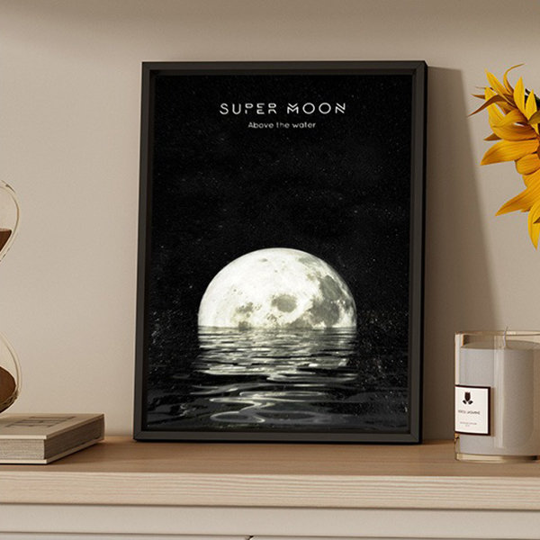 Lunar Glow Speaker Art - Super Moon Serenade - Illuminated Melodies