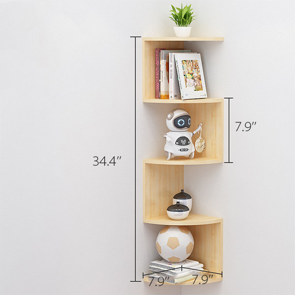 Corner Multi-Functional Tiered Shelf - Space-Saving - Eco-friendly  Fiberboard - ApolloBox