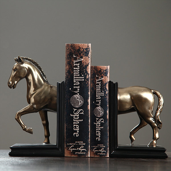 The Noble Equestrian Elegance Bookends - Resin - Discover The Unique Elegance